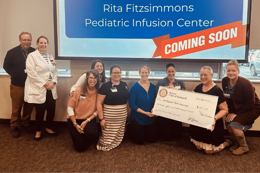 Rotary Donation to Pediatric Infusion Center